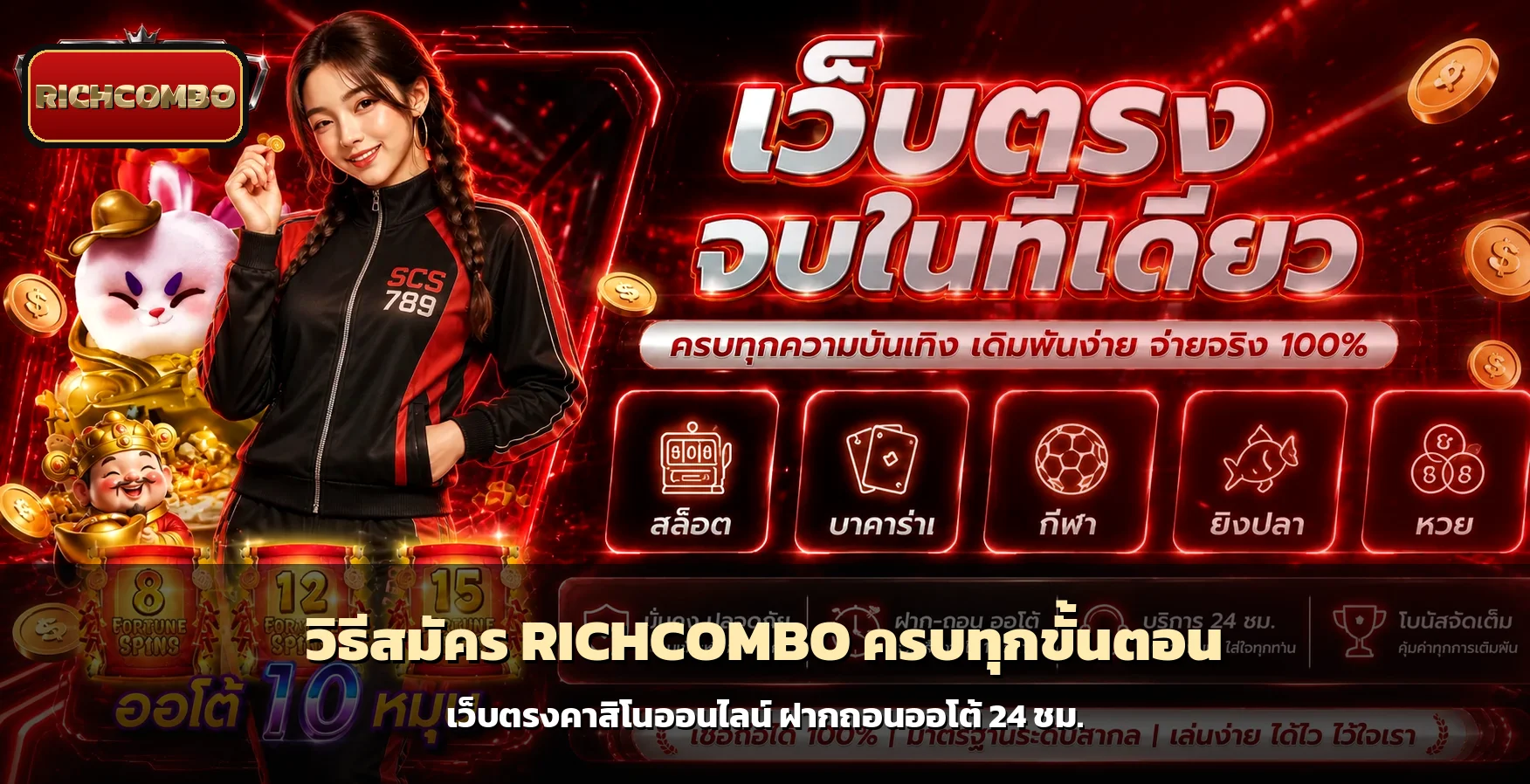 RICHCOMBO | วิธีสมัครสมาชิก คาสิโนออนไลน์เว็บตรง